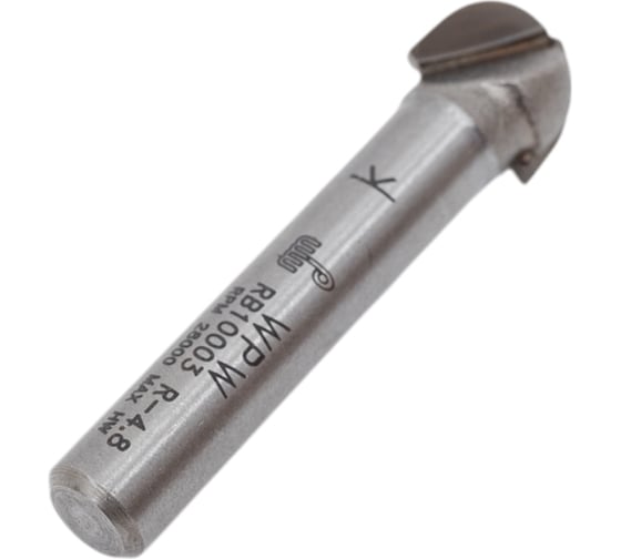 Фреза галтель R4.8 (9.5х6 мм; хвостовик 6 мм) WPW RB10003