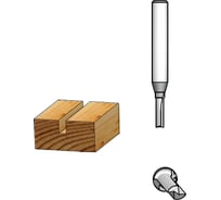 Фреза пазовая монолитный резец (1.5х5 мм; хвостовик 6 мм) WPW P210163