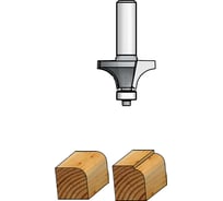 Фреза радиусная R12.7 (38.1х18 мм; подшипник; хвостовик 6 мм) WPW RW12003