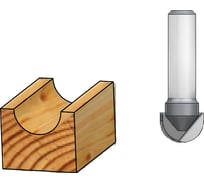 Фреза галтельная радиус 4.8 (9.5х6х38 мм; хвостовик 6 мм) WPW HRB1003