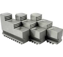 Кулачки прямые к патрону токарному 400 3-х кул. шаг 11 мм, ширина 36 мм, паз 13 мм TORNERI Т019453