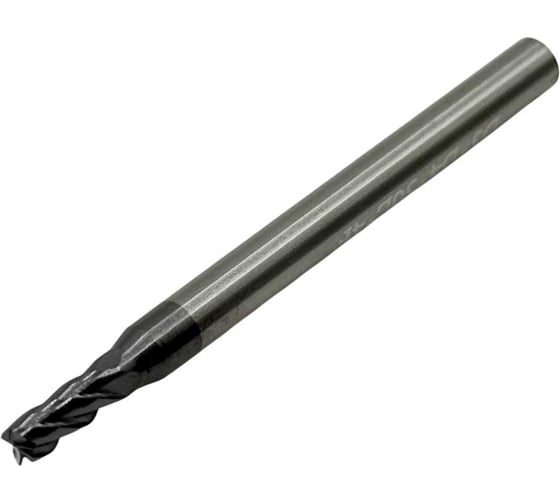 Фреза концевая ц/х монолитная т/c 3x8х50 мм, z=4, хвостовик 4 мм, с покрытием AlTiN TORNERI Т018551 1