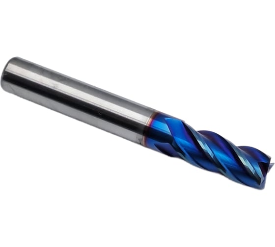 Фреза концевая ц/х монолитная т/c 8x20x60 мм, z=4, с покрытием nACo-blue TORNERI Т018577 1