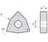 Пластина твердосплавная токарная WNMG080412-PX CP15 Debever Machining Solutions WNMG080412PXCP15 1