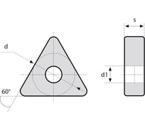 Пластина твердосплавная токарная TNMG160404L-PF CR40 Debever Machining Solutions TNMG160404LPFCR40