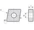 Пластина твердосплавная токарная CNMG120408-FX CP15 Debever Machining Solutions CNMG120408FXCP15 1