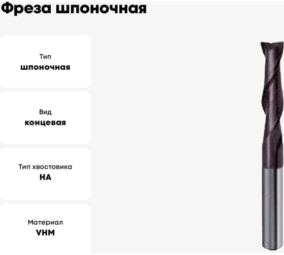 Фреза шпоночная Super Line длинная серия XL (20 мм; Z=2; твердый сплав; тип N; FIRE) Guhring 5549 20,000