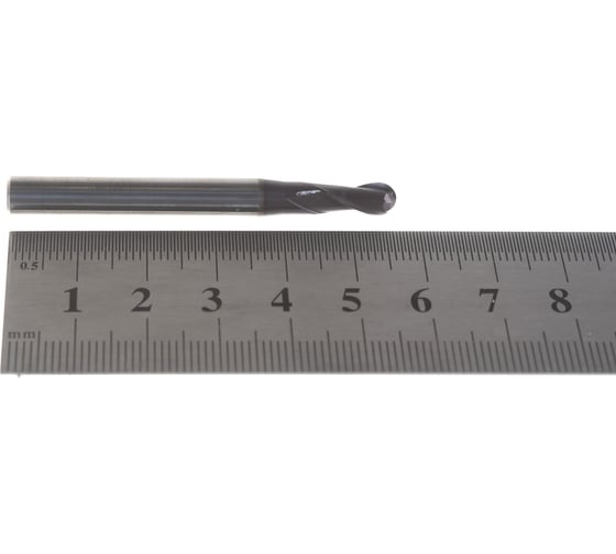 Фреза сферическая Super Line (5 мм; Z=2; DIN6527L; твердый сплав; тип N; FIRE) Guhring 5585 5,000