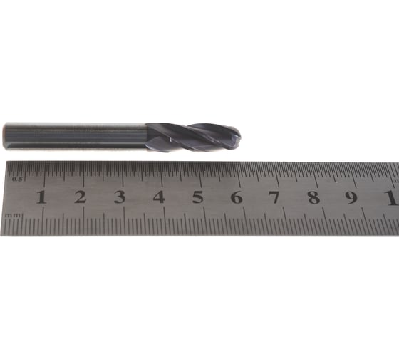 Фреза сферическая Super Line (8 мм; Z=4; DIN6527L; твердый сплав; тип N; FIRE) Guhring 5584 8,000