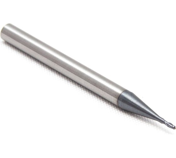Фреза концевая твердосплавная 1 мм, 2Z DAKSTOOLS HT-2B-D1 R0.5