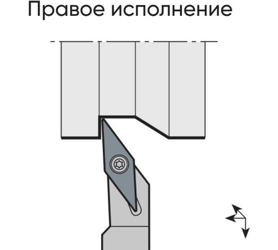 Державка SVJBR 2525 M16 microbor 50001766