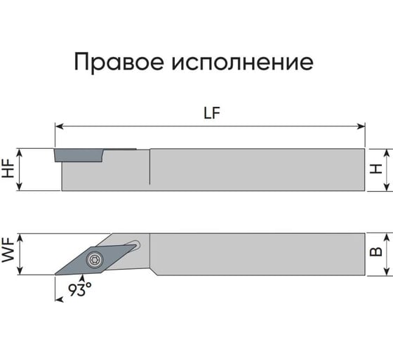 Державка SVJBR 2525 M16 microbor 50001766
