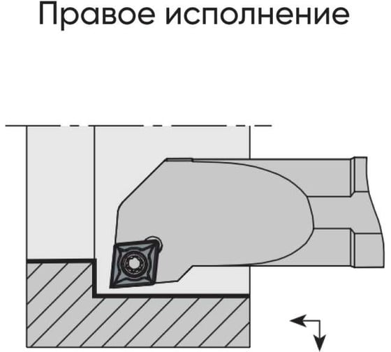Державка S12K-SCLCR 09 microbor 50001095