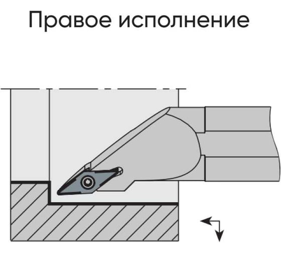 Державка S25S-SVJBR 16 microbor 50001285