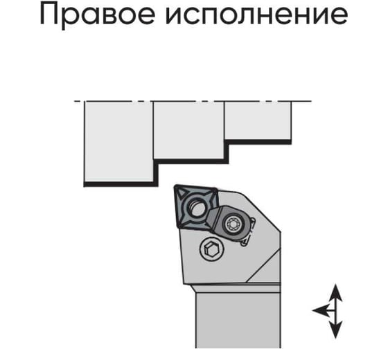 Державка PCLNR 2525 M12C microbor 50000909