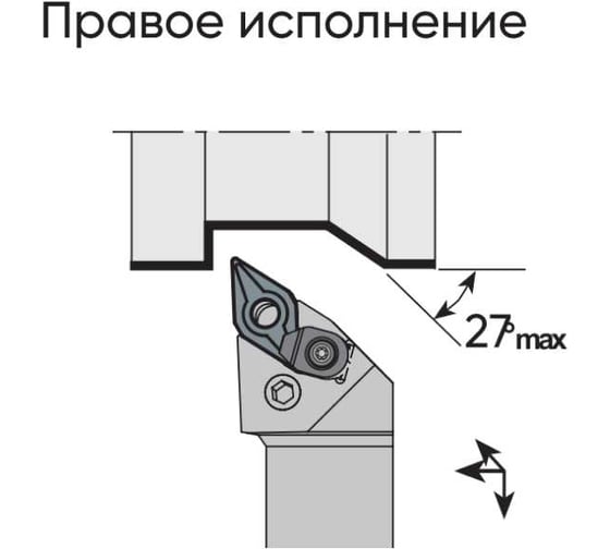 Державка PDJNR 2525 M15C microbor 50000929