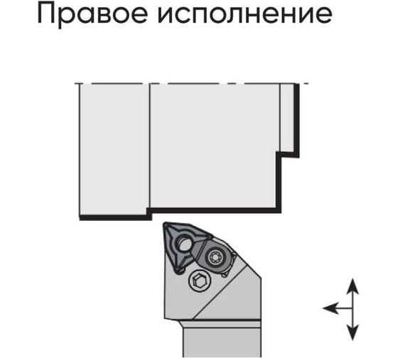 Державка PWLNR 2525 M08C microbor 50001068