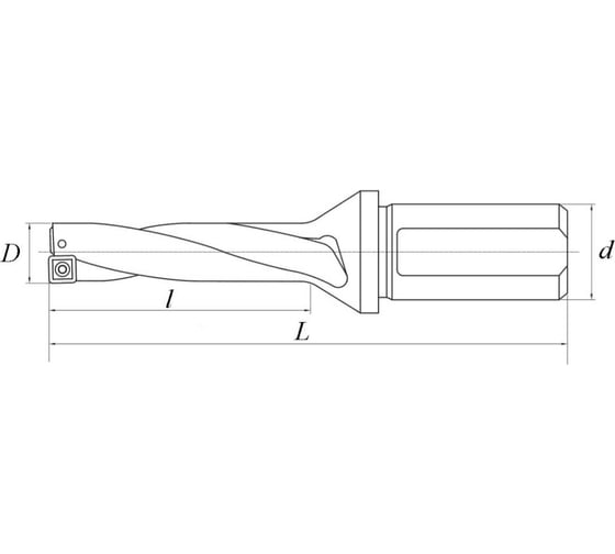 Сверло корпусное MSD5235-S25-SP07SKD61 ACCKee db00532