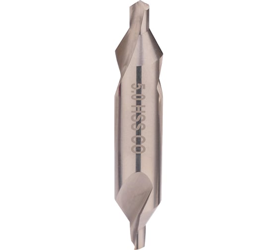 Сверло центровочное 5x63 мм S=12.5 мм №А HSSE-Co5 DIN333 H-Tools 11-036-LC010