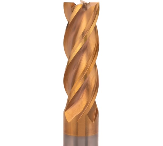 Фреза концевая твердосплавная 14x100/42 мм 4z P30 TiSiCrN S14 мм H-Tools 6804-140