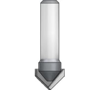 Фреза V-образная 90 градусов (12.7 мм, 38 мм, хвостовик 8 мм) WPW HV90125