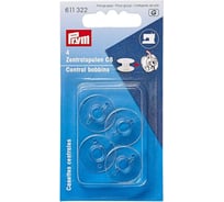 Шпульки для челнока CB пластик, 4 шт., 611322 прозрачные PRYM 96817