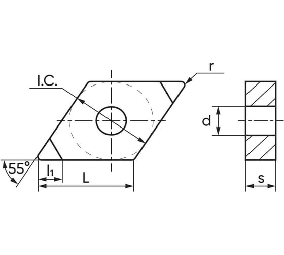 Пластина режущая DNGA150408S01020N-B035-MBR5025MC 5 шт microbor 12002800-5