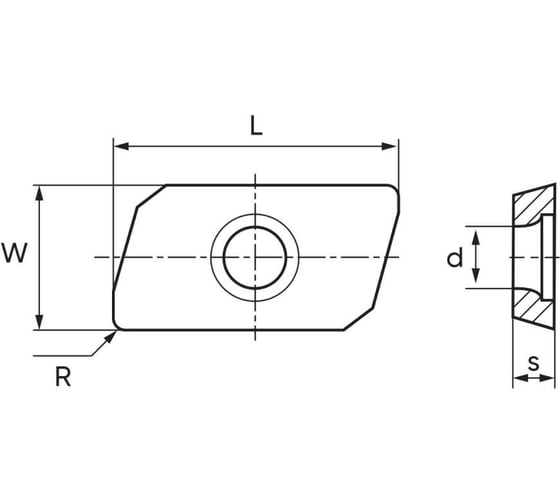 Пластина режущая APKT160408 PDTR-XM MK330 5 шт microbor 11001305-5