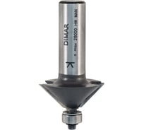 Фреза фаска угловая 45 (31.8x12.7х51 мм; подшипник; хвостовик 6 мм) Dimar 1180013