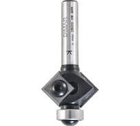 Фреза фаска угловая 30 (26x12х54 мм; подшипник; сменные ножи; хвостовик 6 мм) Dimar 1023023