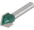 Фреза пазовая V-образная (16х16х51 мм) FIT 3603-081616 1