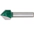 Фреза пазовая V-образная (16х16х51 мм) FIT 3603-081616 2