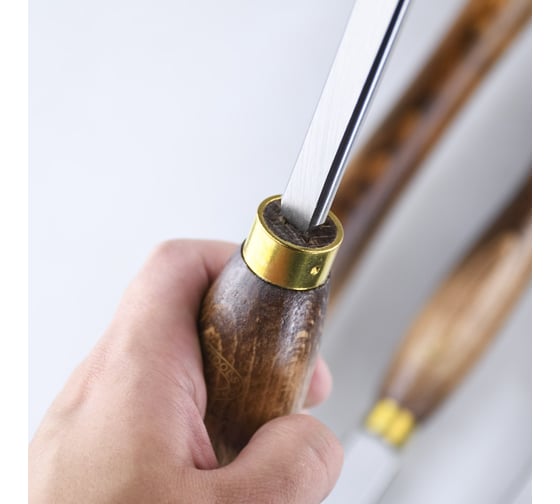 Резец токарный Rolled Edge Skew 25 мм, рукоять - 216 мм GROWN TOOLS М00021622