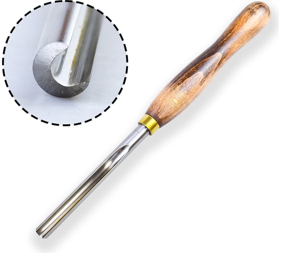 Резец токарный Roughing Out Gouge 19 мм, рукоять 216 мм GROWN TOOLS М00002929