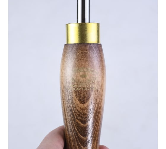 Резец токарный Bowl Gouge "Ellsworth" 10 мм, рукоять 430 мм GROWN TOOLS М00006096