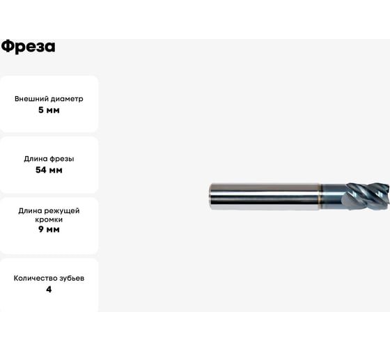 Фреза 5501R38414GM-0500 KMG405 ZCC-CT 00001206173