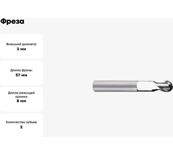 Фреза 5565R302GF-0300 KMG303 ZCC-CT 00001206398