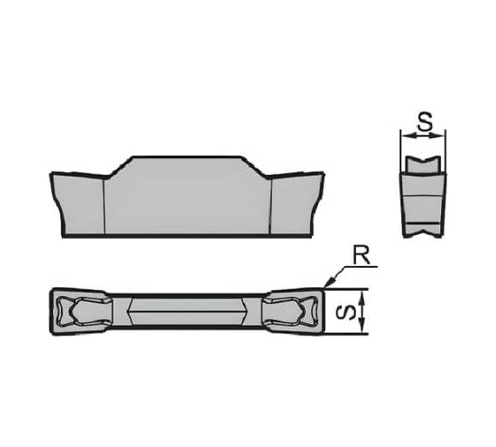 Пластина ZTFD03002-EG YBG302, 10 шт ZCC-CT 00001218641 1
