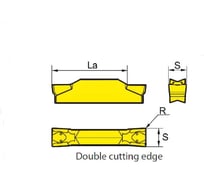 Пластина ZTGD0404-MG YBG302, 10 шт ZCC-CT 00001218655