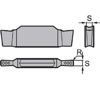Пластина ZTCD017503-EG YBG302, 10 шт ZCC-CT 00001523816