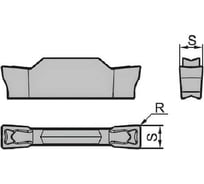 Пластина ZTGD04004-EG YBG302, 10 шт ZCC-CT 00001218649