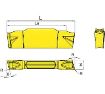 Пластина ZPED02502-mg-15r YBG202, 10 шт ZCC-CT 00001218343