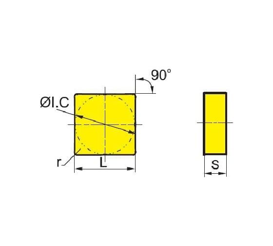 Пластина SNUN120408 YBD152, 10 шт ZCC-CT 00001215836 1