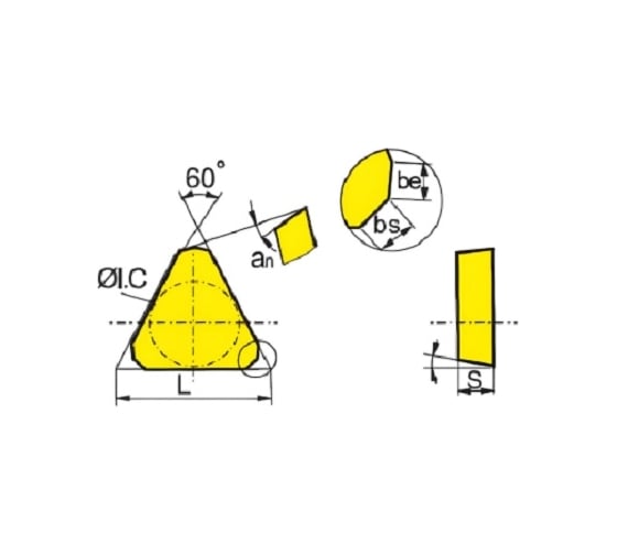 Пластина TPKN2204pdskr YBG202, 10 шт ZCC-CT 00001217098 1