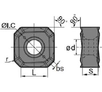 Пластина SNEG1205anr-gm YB9320, 10 шт ZCC-CT 00001261507