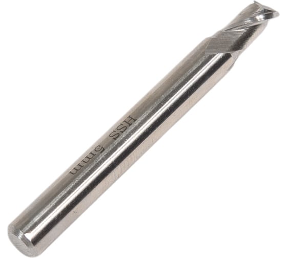 Фреза шпоночная 5x8х52 мм, z=2, ц/х, Р6М5 Modern T М010.0050
