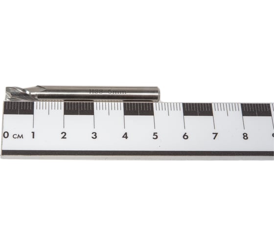 Фреза шпоночная 5x8х52 мм, z=2, ц/х, Р6М5 Modern T М010.0050