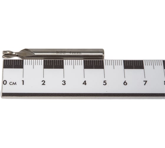 Фреза шпоночная 4x7х51 мм, z=2, ц/х, Р6М5 Modern T М010.0040