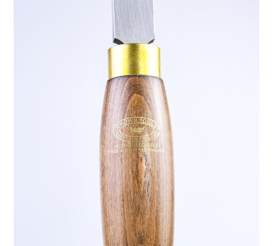 Резец токарный Scraper, Bowl Finishing, 25/10 мм, рукоять 354 мм GROWN TOOLS М00005025