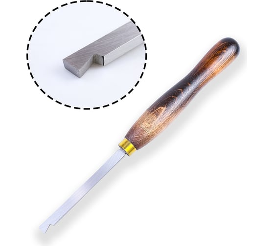 Резец токарный Scraper, Dovetail, рукоять - 216 мм GROWN TOOLS М00012224